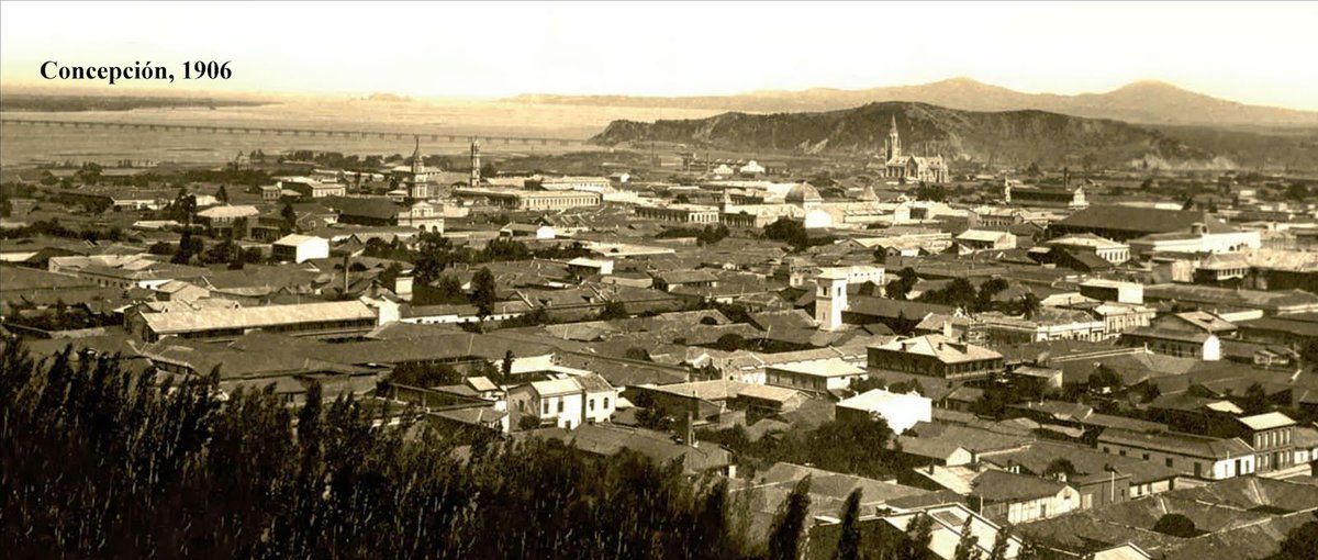 FcoDarmendrail's tweet photo. Panoramica de Concepción en 1906 https://t.co/IL5pfmEIc5
