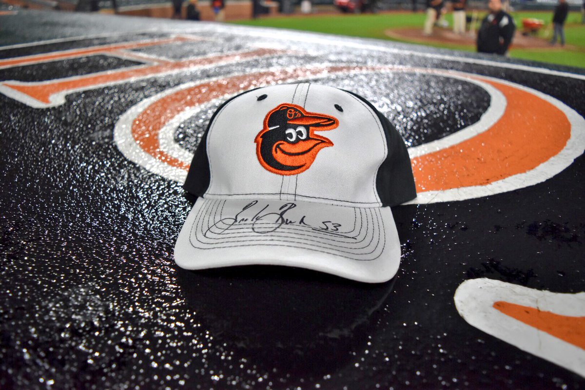 Orioles's tweet photo. Tomorrow, the first 20,000 fans (15&amp;⬆️) get this #Orioles Cap. Retweet for a chance to win this one autographed by @zbritton! #Birdland https://t.co/134QXJfKCI