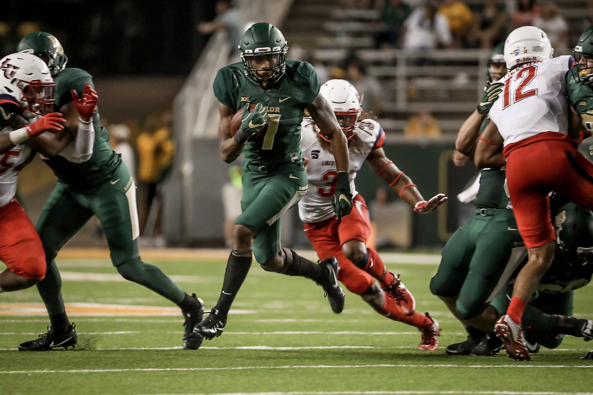 BUFootball's tweet photo. 89 yards rushing &amp; 2 touchdowns for John Lovett in his first career game tonight. https://t.co/zeT1pobP83