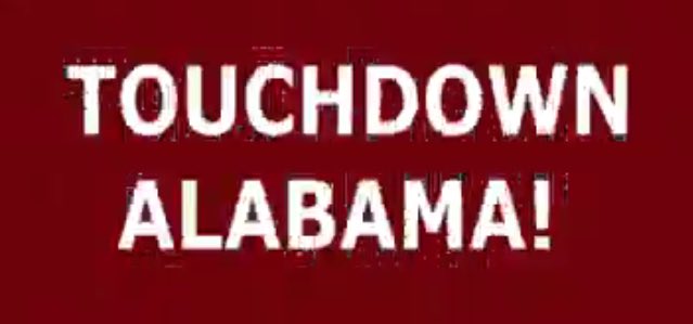 Proncey's tweet photo. #TOUCHDOWNALABAMA 

#DHarris #11Yards 😁 

#TwoPointConversion is GOOD 😂
#Bama 21 #FSU 7 

#BamavsFSU https://t.co/HVxAgamM8q