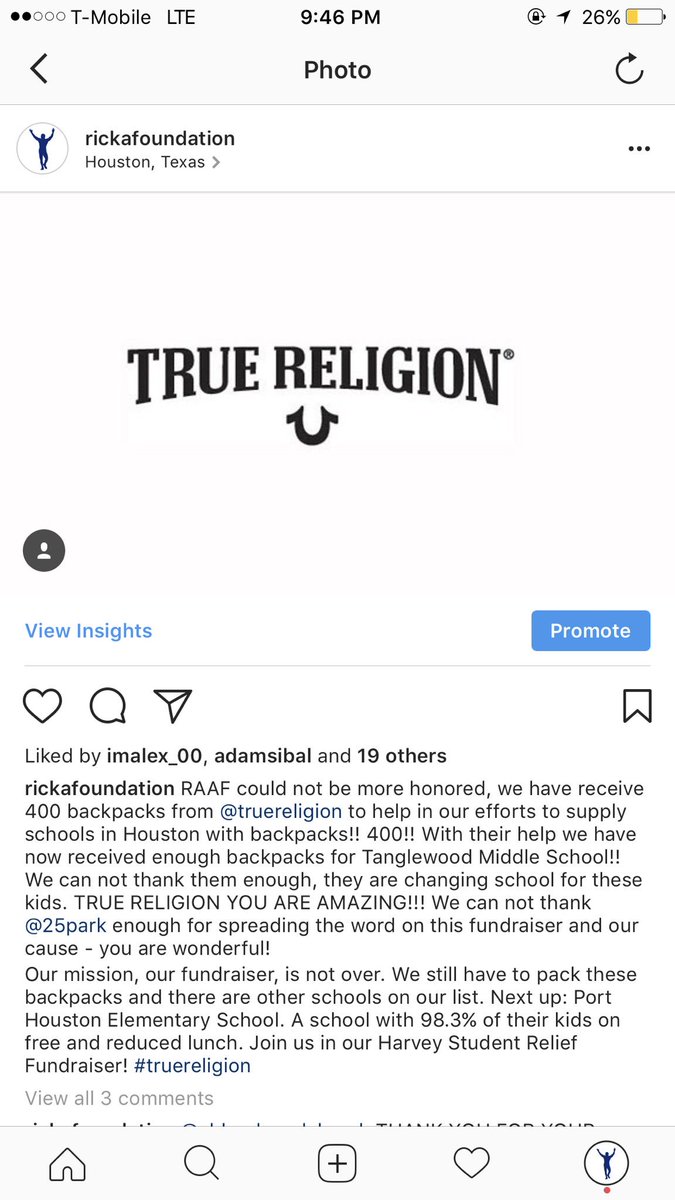 RickAFoundation's tweet photo. @rafaelshimunov could you help get on no Red Cross? Fairly new nonprofit in HTX but have supplied almost 2 schools &amp; counting w/ backpacks. https://t.co/mLQRboIkQ3