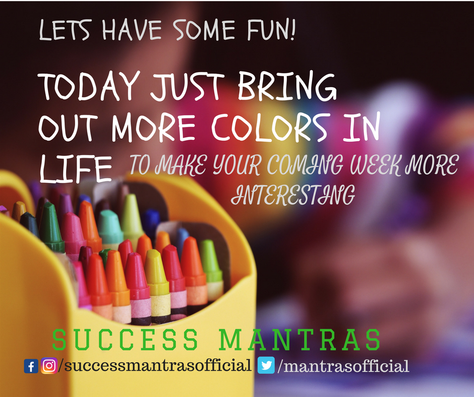 mantrasofficial's tweet photo. lets add some more colors to your life!!!😇👍
#SundayFunday #motivation #quote #colors #interesting #funloving #life #enjoylife #WorryFree https://t.co/KoFVzy22RE