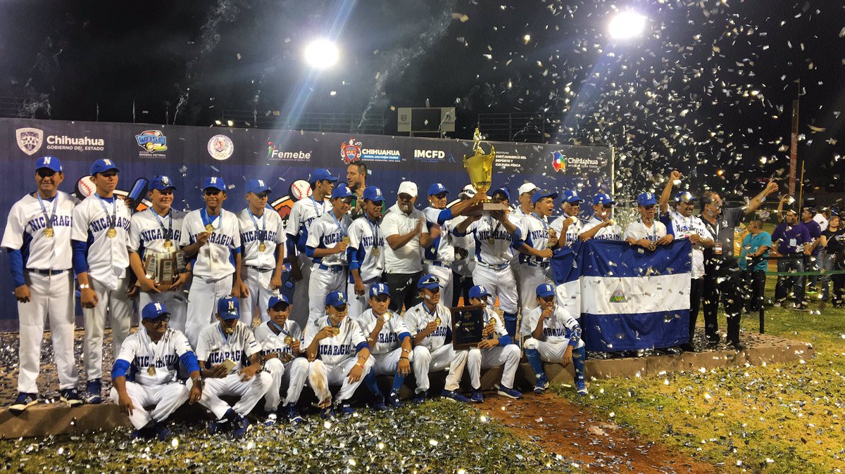 Nicaragua es el CAMPEÓN del 🏆⚾Panamericano de Béisbol U14 2017 al derrotar 7-6 a México. #BeisSertv <a href="/leoalvarado25/">RESISTENCIA</a> <a href="/lemojimenez/">LEMOJIMÉNEZ_PTY</a>