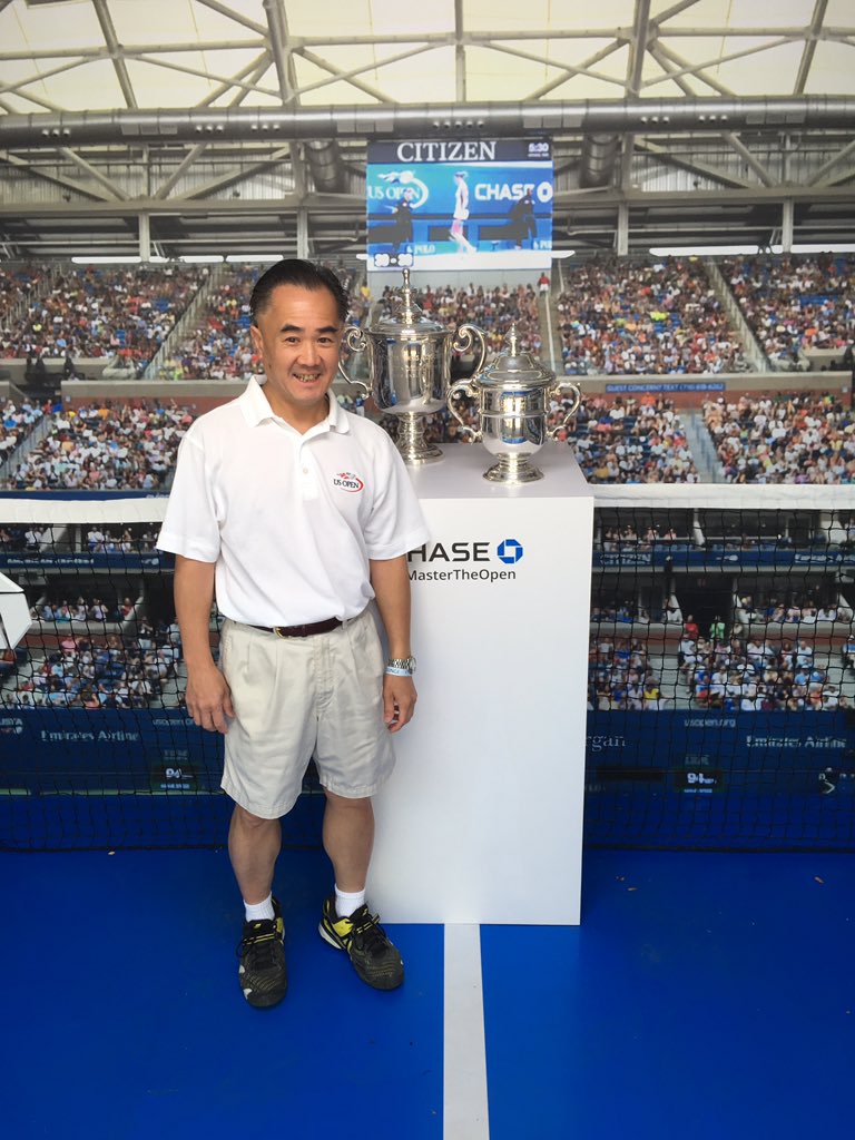 lcchu8888's tweet photo. Having a blast at the @2017 US Open National Tennis Center https://t.co/0erpklN38g