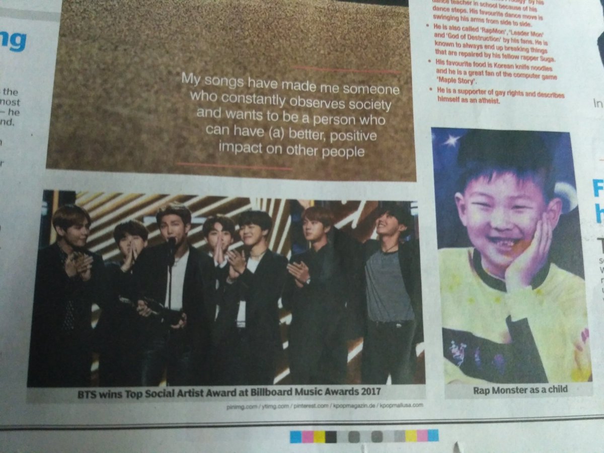 BTSARMY_Nep's tweet photo. BTS article published on Nepalese Daily Newspaper Himalayan Times sept 3,2017 @BTS_twt @bts_bighit https://t.co/MKWqewFa5g