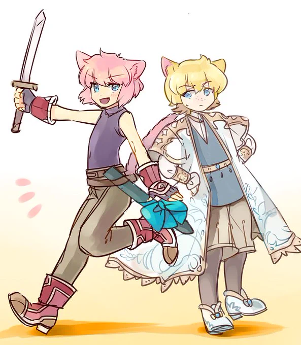 マスハ
ちょっと未来の話に出てくる人。
ねこの国のお姫様だけど女の子らしい事には全く興味を示さない剣術オタク。女の子を守ってあげる王子様になりたい。ひょんなことから知り合ったゲーテには意地でも自分の身分を明かしたくない。 