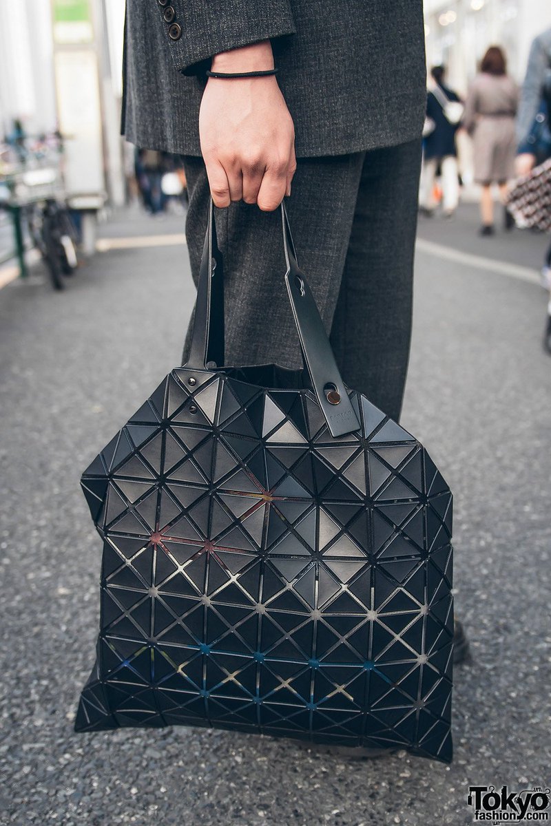 Tokyo Fashion on X: Harajuku guy in Paul Smith suit with Tigran Avetisyan  shirt, Issey Miyake Bao Bao tote bag & Dr. Martens shoes #原宿    / X