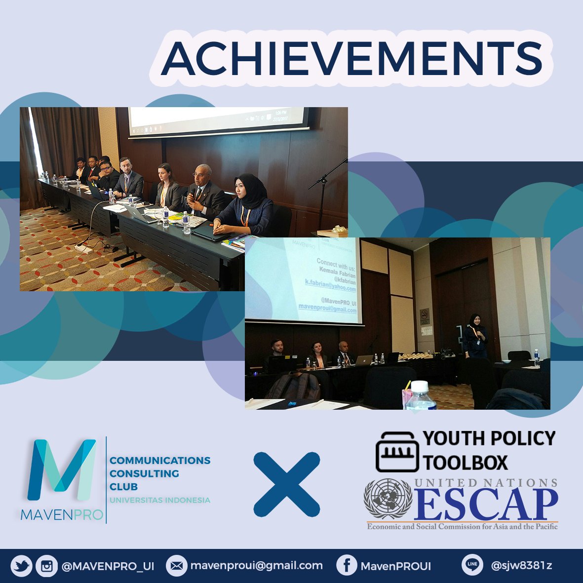MavenPRO_UI's tweet photo. More achievement for The Mavens as we included in the Youth Policy Toolbox and be presented at AUYA 2017 by our very own Ms. @kfabrian https://t.co/UHOqQxHFuK
