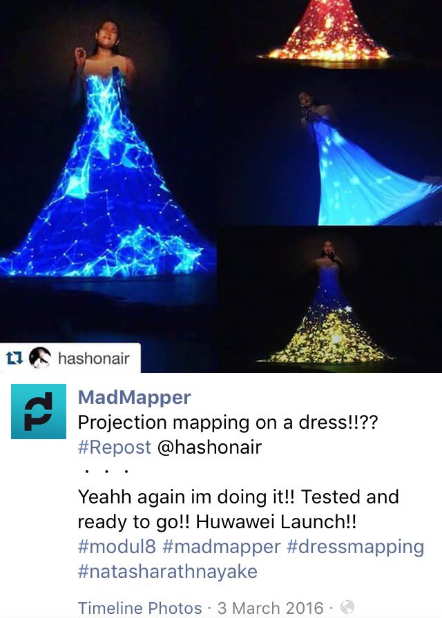 hashonair's tweet photo. The 3rd Time in SL i did back in 2016 March!
With @Mad_Mapper @modul8_team 
#dressmapping #projection #testrun before the event! #throwback https://t.co/qnD1Sf1YL9