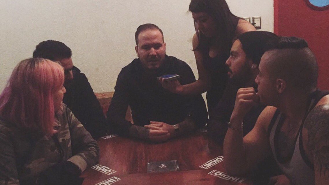 ellinoiserock's tweet photo. Gracias a nuestros amigos de #WormRadio por la entrevista ... #Pachuca ya estamos ¡AQUÍ! ... #GoliathOntheRoadTOUR 💥 https://t.co/Kqn2T0a5i9