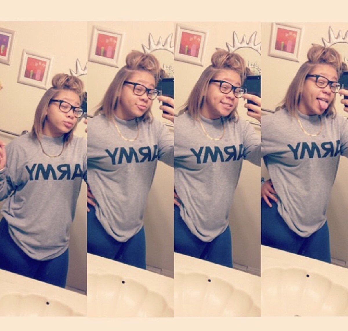 KeiPoole's tweet photo. I had to hit my girl with these throwbacks so she can't forget where she came from. Issa 1️⃣8️⃣th 🎉🎉🎉 hmu for party details @WhiteGirlBoooty https://t.co/UhobDaCvJh