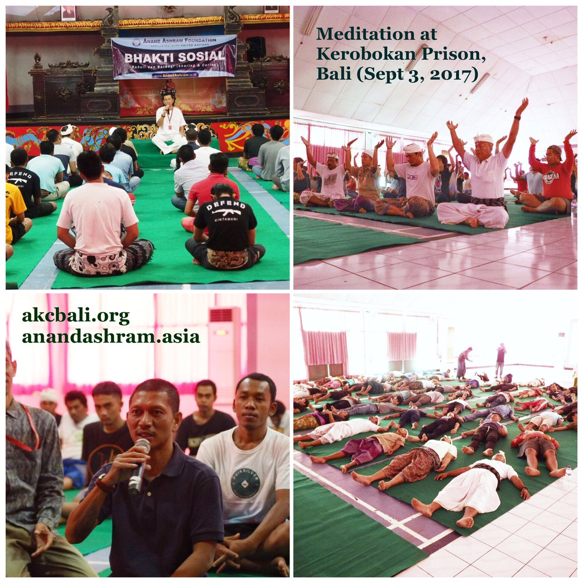 Anand_Krishna_'s tweet photo. #Service 2 fellow humanbeings is srvce 2 God | Weekly #Prison Service @ #Kerobokan #Bali 🙏 https://t.co/eSl5lEeZYE | https://t.co/g8PK6JN6cq https://t.co/ji1nr105ka