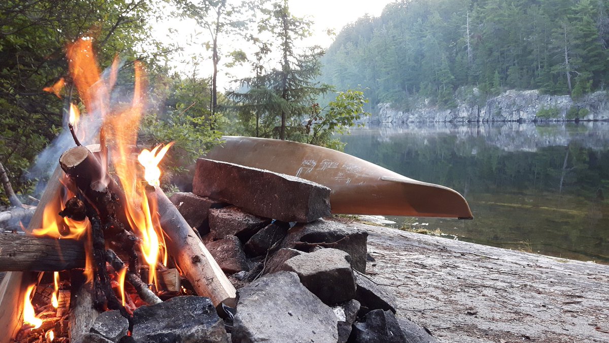 Enjoying some #nature and living #outside for a few days. #canoeing #wilderness #paddle
