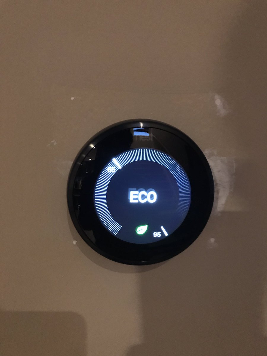 sltsim's tweet image. Nest fails to tell me my home in the Bay Area can raise above 95