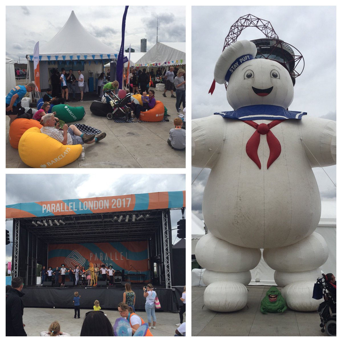 PFreakers's tweet image. Great atmosphere here @ParallelLondon @BarclaysUK @BarclaysAccess Come and look for yourself. #OlympicPark #TechnologyZone #StayPuffMan