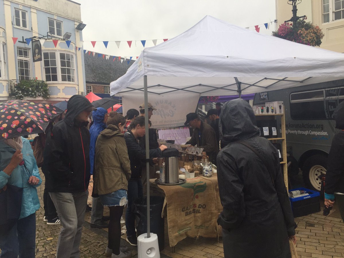 The rain ☔️☔️ won't stop us, bring a brolly and enjoy all the delights on offer <a href="/romseyfoodfest/">romseyfoodfest</a>