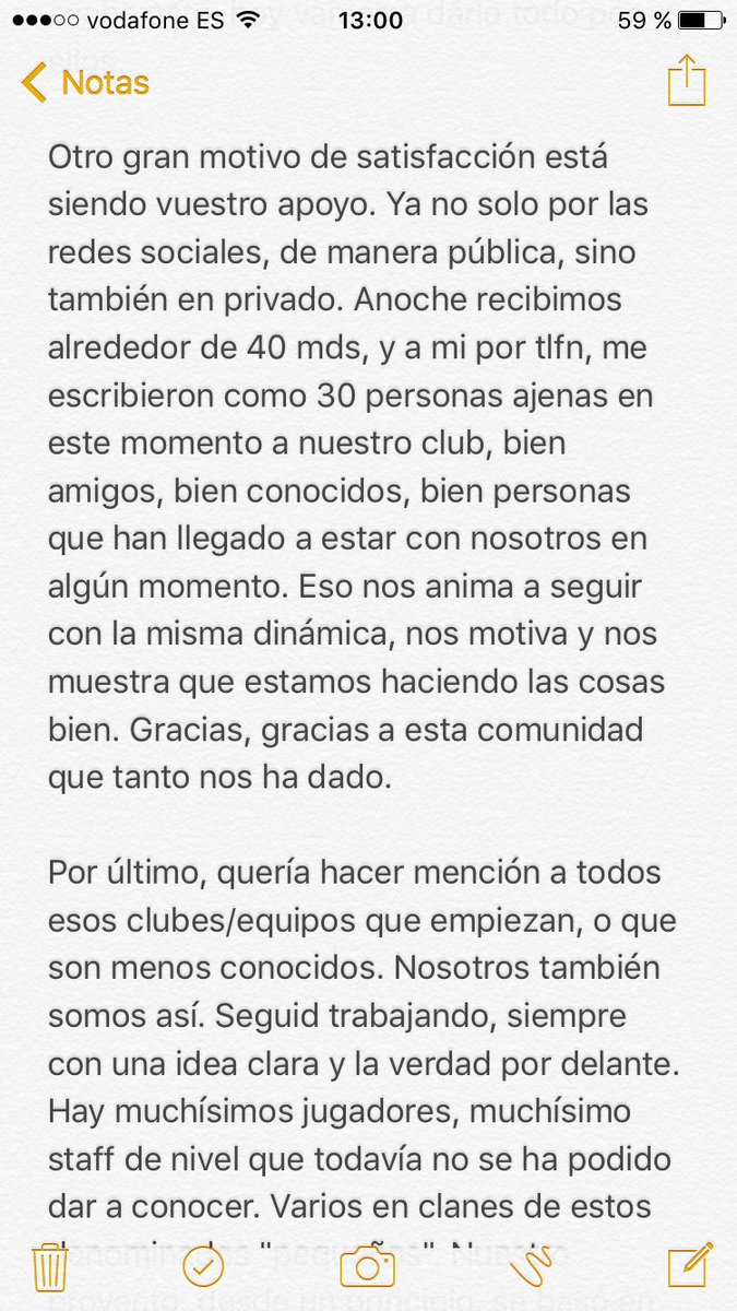 JoseVTS's tweet photo. Hoy es un día importante. Sentía tener que decir unas palabras: 

@TeamGeneticNKZ @GeneticClubES @royalerekters @LVPesClash @LVPes 

Gracias https://t.co/TUEfb2dqcl