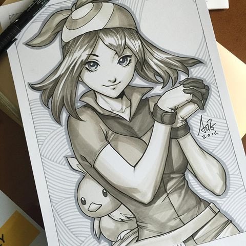 I was reminded to upload some #Pokemon sketches I did some time ago during the peak of Pokémon Go craze. 