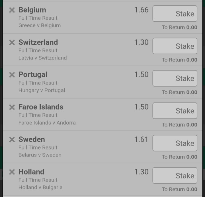 bashtheinplays's tweet photo. 6 fold #win #acca. World cup qualifiers, Sunday night. £10 returns £102.31.

#like and #retweet  if you're on.
#bashtheinplays https://t.co/UIZAP0LfV1