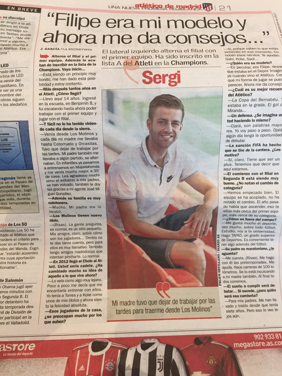 premiumfootbal's tweet photo. @SergiGlez3 @Nike @premiumfootbal gran entrevista hoy en pág 19 de @diarioas https://t.co/Ef5oz5kxsq