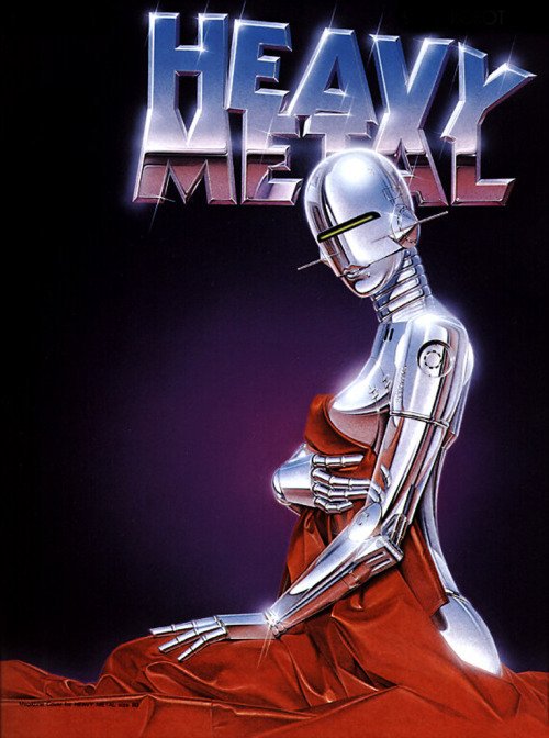 The November 1980 issue of 'Heavy Metal' featured a cover ('Warmth') by Hajime Sorayama
