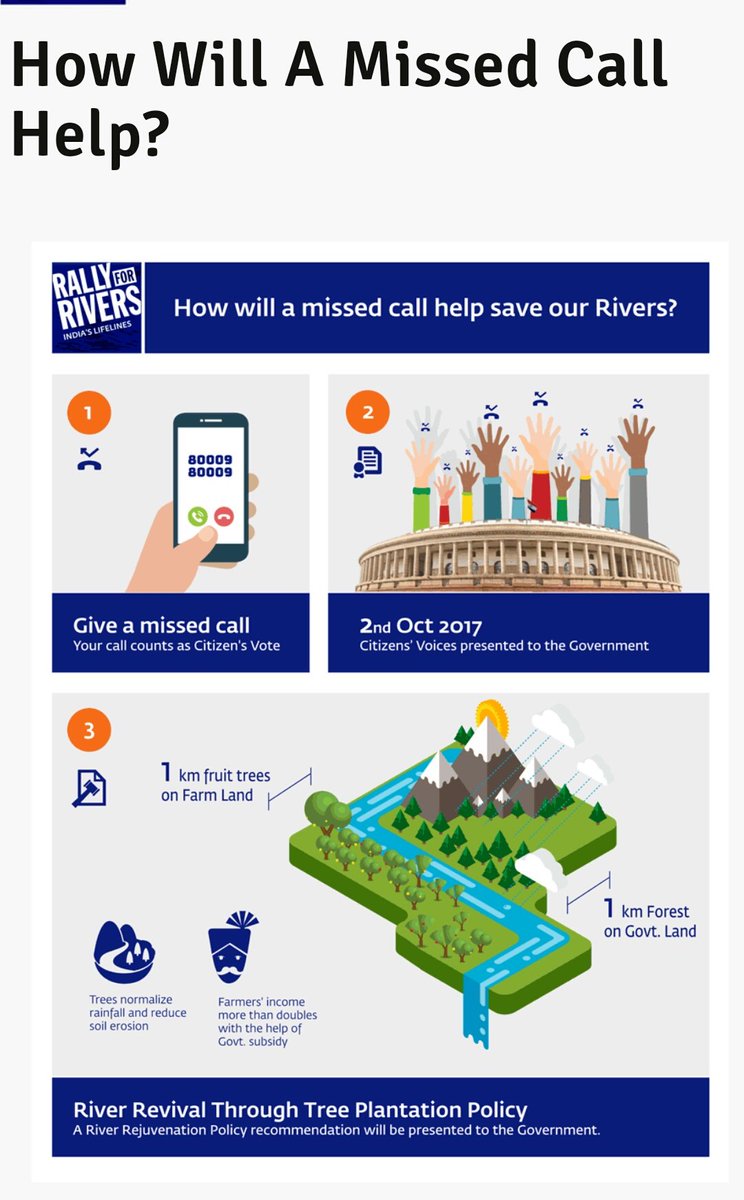 ptambi's tweet photo. #Devishi asking your
Pledge to Support for #RallyForRivers
Give a missed call 8000980009
Make a difference ๐๐๐ https://t.co/oXKkxhr6OV