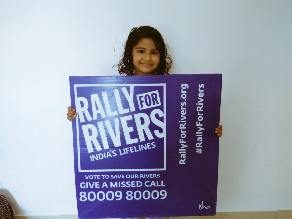 ptambi's tweet photo. #Devishi asking your
Pledge to Support for #RallyForRivers
Give a missed call 8000980009
Make a difference ๐๐๐ https://t.co/oXKkxhr6OV