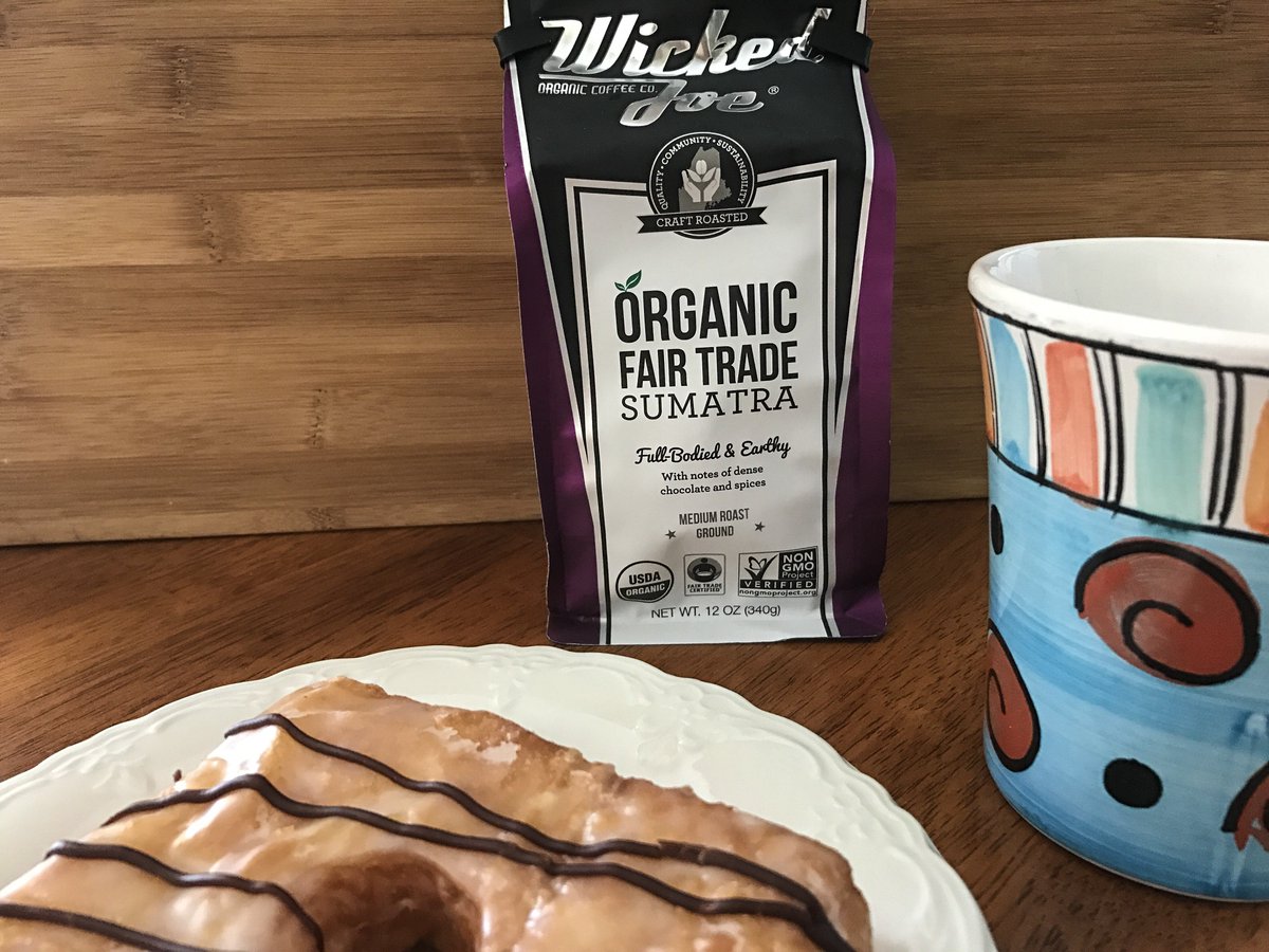 Sunday morning is starting out delightful with <a href="/WickedJoeCoffee/">Wicked Joe</a> organic fair trade Sumatra - mornings tasting better