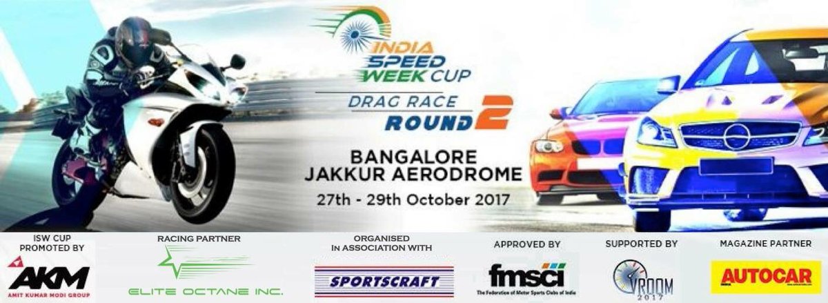 TheValleyRun's tweet photo. #indiaspeedweek Round 2 - We head to #Racersparadise - #Bangalore... #EliteOctane #Sportscraft @fmsci #DragRacing @autocarindiamag https://t.co/82WhpE8Npz