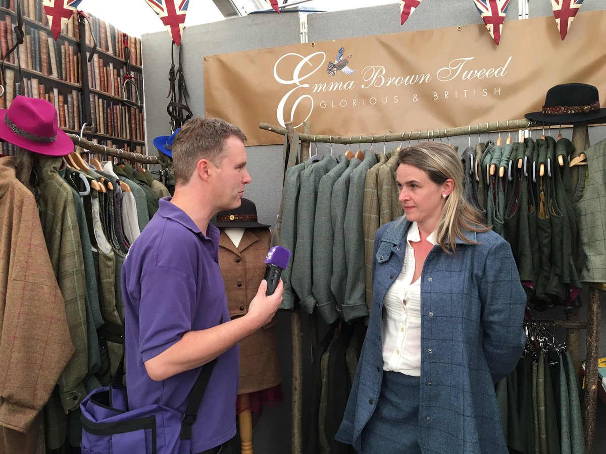 Day four @LRBHT_Official. Check out these fabulously talented local business women <a href="/EmmaBrownTweed/">Emma Brown Tweed</a> <a href="/katiecardew/">KC Illustrations</a> for in the G12 tent. #LRBHT