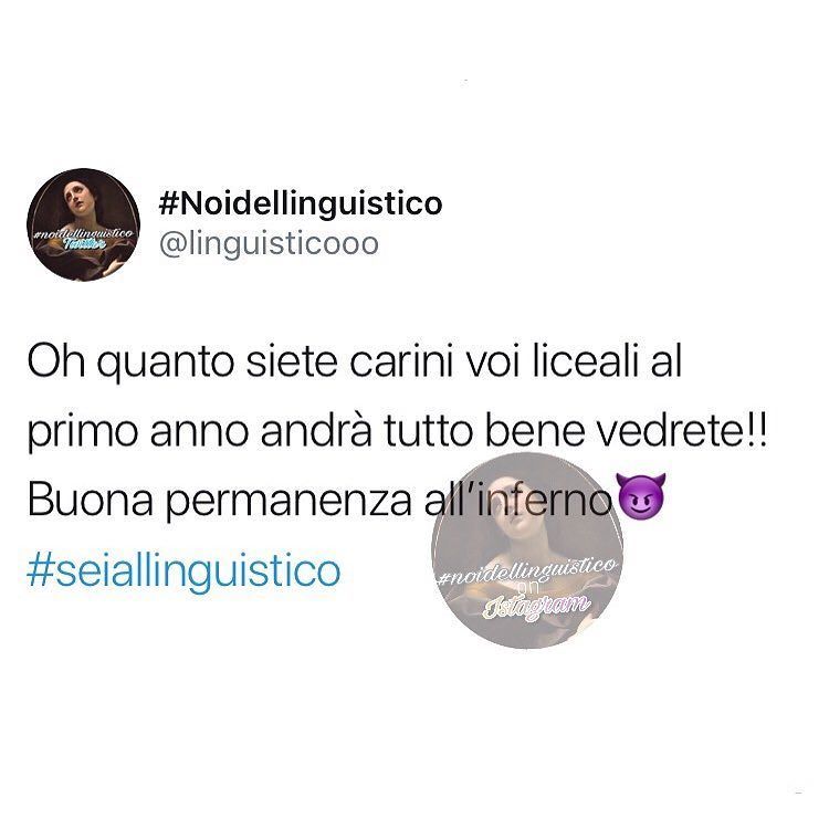 linguisticooo's tweet photo. Buona fortuna a tutti ! #seiallinguistico https://t.co/WQjACkEQuO
