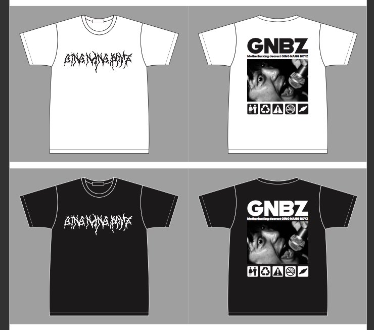 武道館グッズ先行販売その③】 ・「GNBZ-Tシャツ」(UCARY VALENTINE