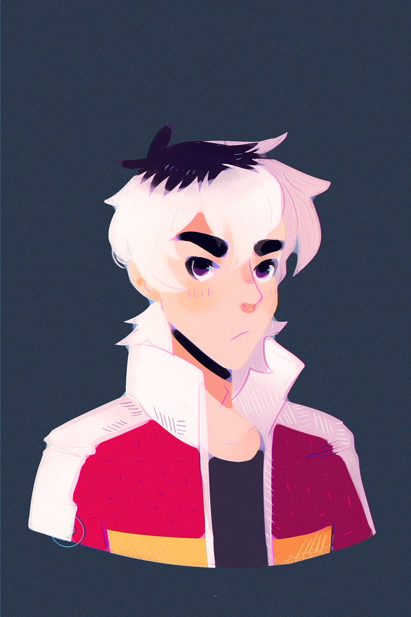 some white hair #keith ft new technique #vld