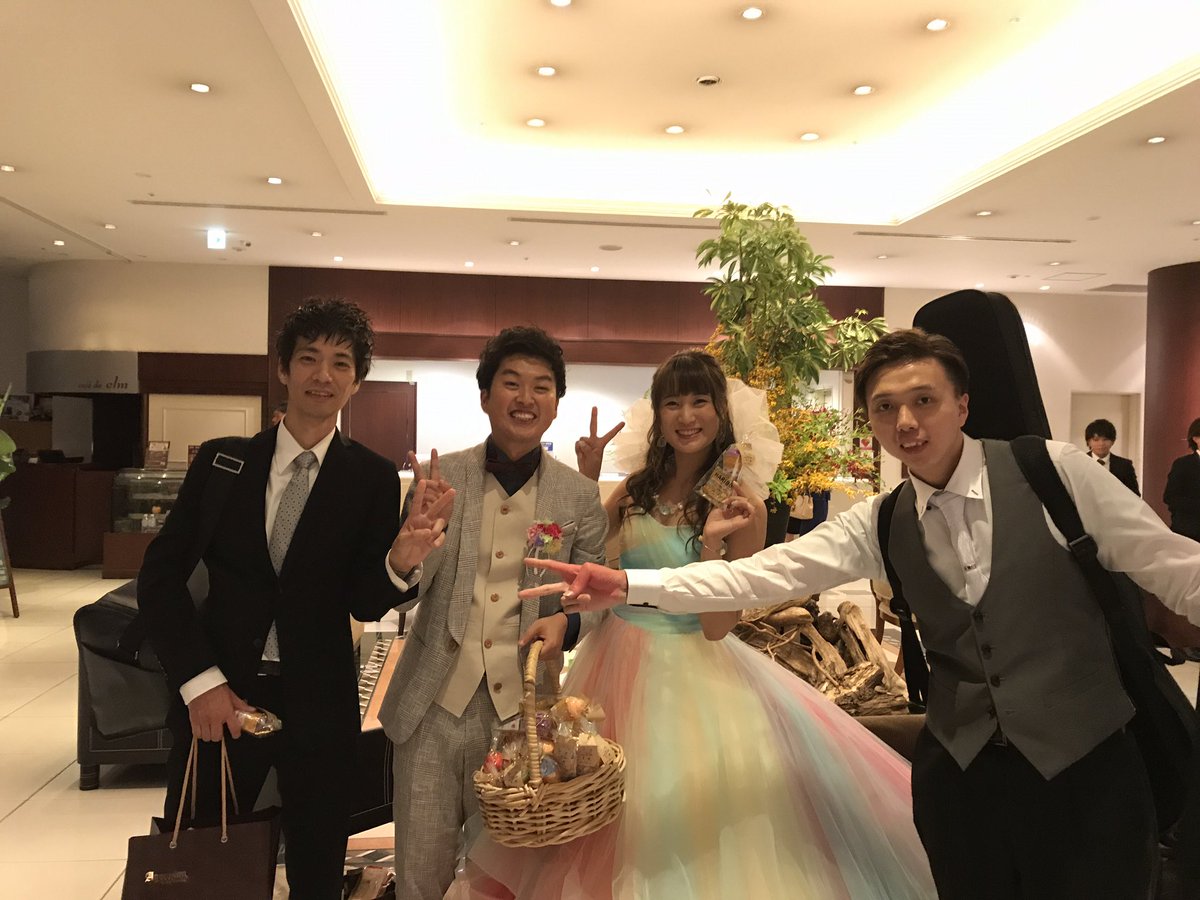 shitamati9863's tweet photo. ちゅうまん、かよちゃん結婚おめでとう、な！サプライズの歌も成功したし☆ https://t.co/mdyc7sPV6G