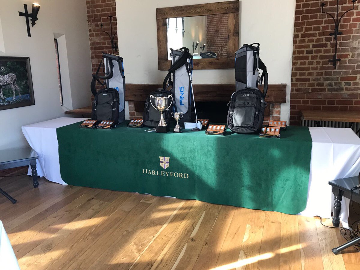 TyrrellHatton's tweet photo. Big thank you to @TitleistEurope & @FootJoy who donated a MyJoys voucher and ProV1s to the winners yesterday @HarleyfordGolf #THJM https://t.co/OoXyPRJMt9