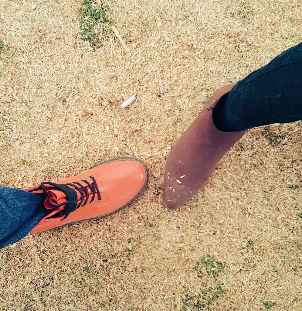 SARecStudios's tweet photo. #RandomFootShot with @CortinaWhiplash at @greenliveevents #BrandyFest yesterday https://t.co/OJsRNB1T6X