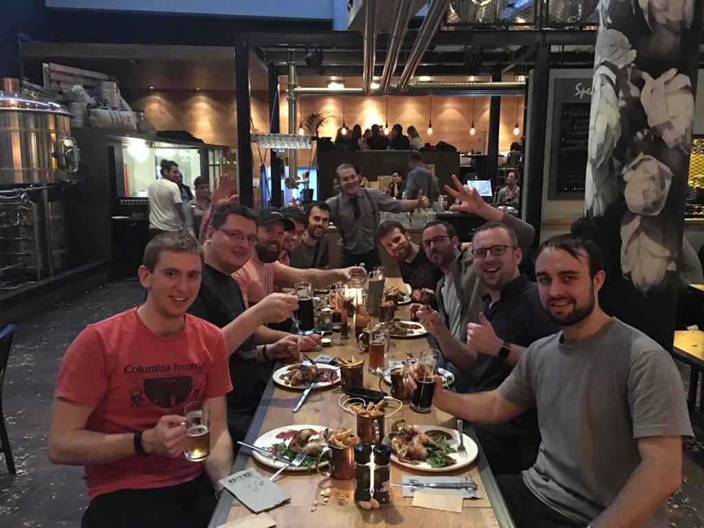 b099l3's tweet photo. Had a great time at the #MvvmCrossHackDay talks were great! And we had some amazing food π! #Xamarin #mvvmcross https://t.co/Kglg1PW0iN