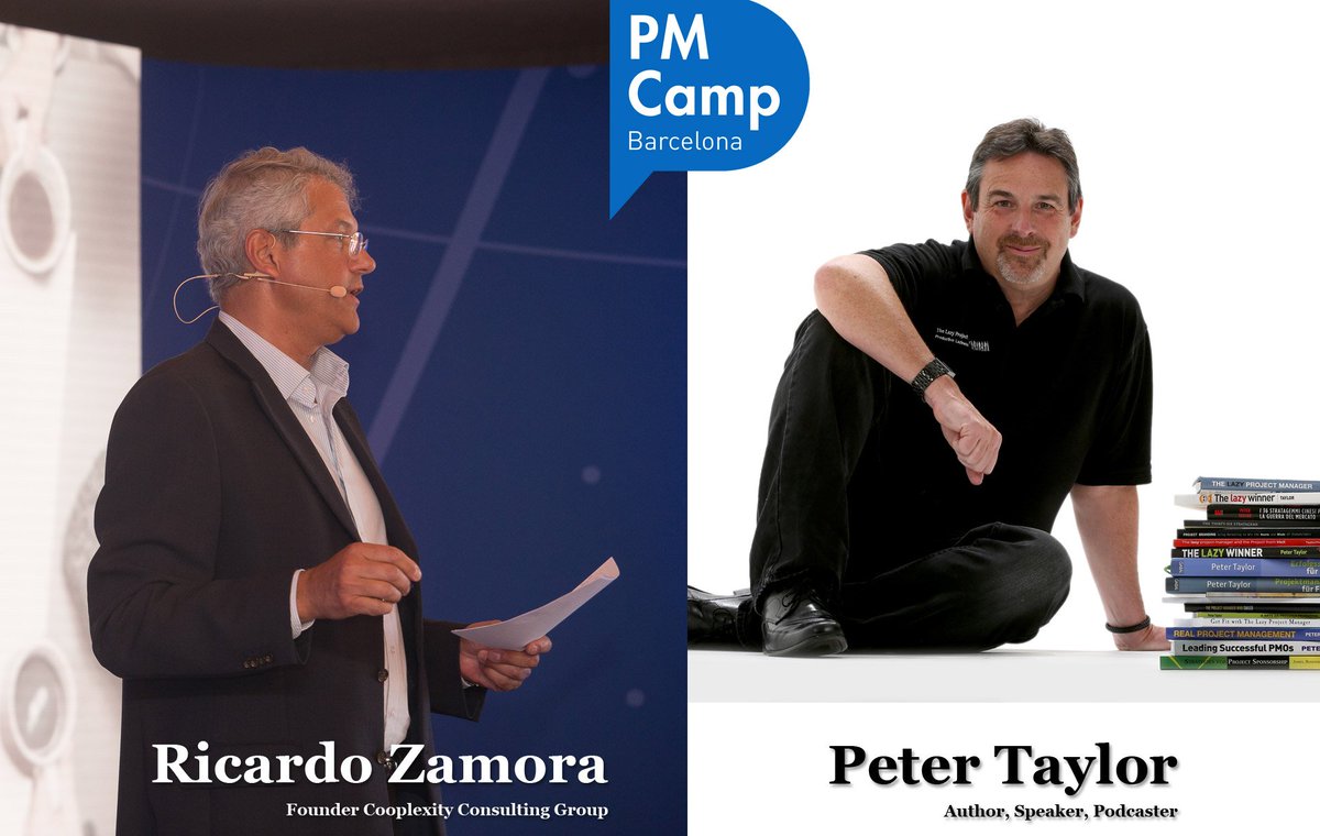 PMCampBCN's tweet photo. PMCampBCN 2017 with Ricardo Zamora and Peter Taylor - 6th &amp; 7th of October at @bcntechcity - Barcelona  - https://t.co/zalTnY8yn0 https://t.co/nJzxM1GmYX