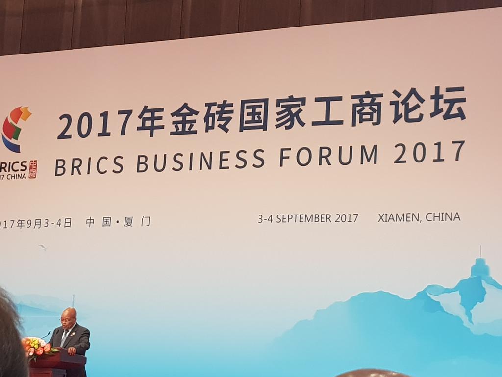 mmkubayi's tweet photo. Attending BRICS summit at Xiamen https://t.co/aJgRftyxvy