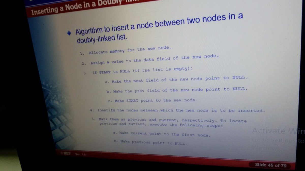 singhkrishna512's tweet image. Double linkedin list algorithm 
Backward direction and forward direction 
#datastructure #linkedlist #doublelinkedlist #itpw #krishnarajput