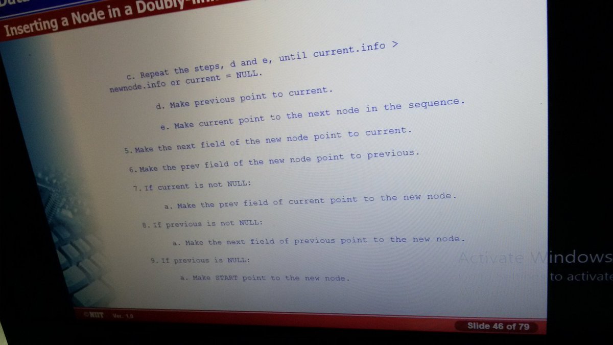 singhkrishna512's tweet image. Double linkedin list algorithm 
Backward direction and forward direction 
#datastructure #linkedlist #doublelinkedlist #itpw #krishnarajput