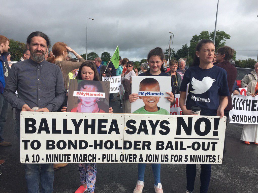fb_fitz's tweet photo. Leading out #ballyhea Its @lukeming @EricaHome1 March in silence to remember those who died on our streets https://t.co/VtnskOW9ei