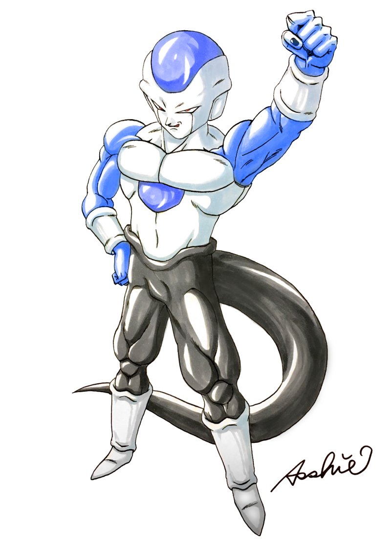 あっしー 来週は フロスト回 ということで コピックイラスト描きました ドラゴンボール超 フロスト Dragonballsuper Frost