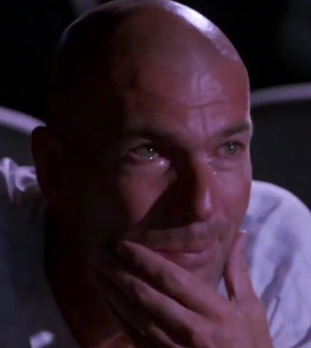 "Après avoir ça, on peut mourir tranquille..." 
#Zidane #Zizou #telefoot #FRALUX