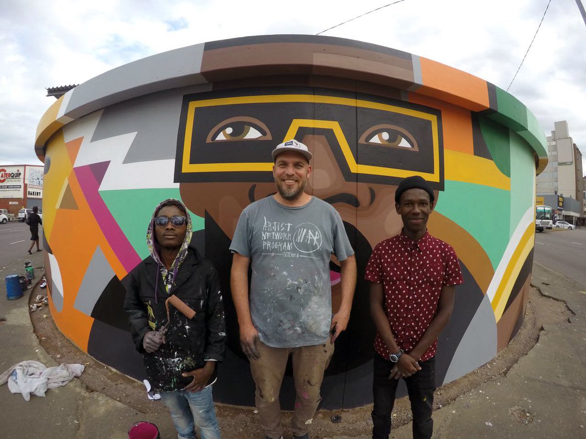 Resoborg's tweet photo. 44 metre long mural completed! Video and final photos to be posted soon! https://t.co/MeUcHSu3G8
