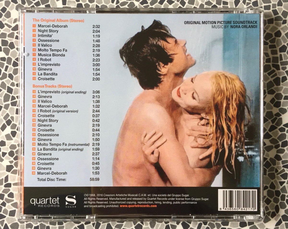 pifconoma's tweet photo. 🎶 The Sweet Body of Deborah #NoraOrlandi #QuartetRecords #ExpandedCD #RomoloGuerrieri #CarrollBaker #JeanSorel #GeorgeHilton #Giallo 🎶 https://t.co/kGLW6Q5StP