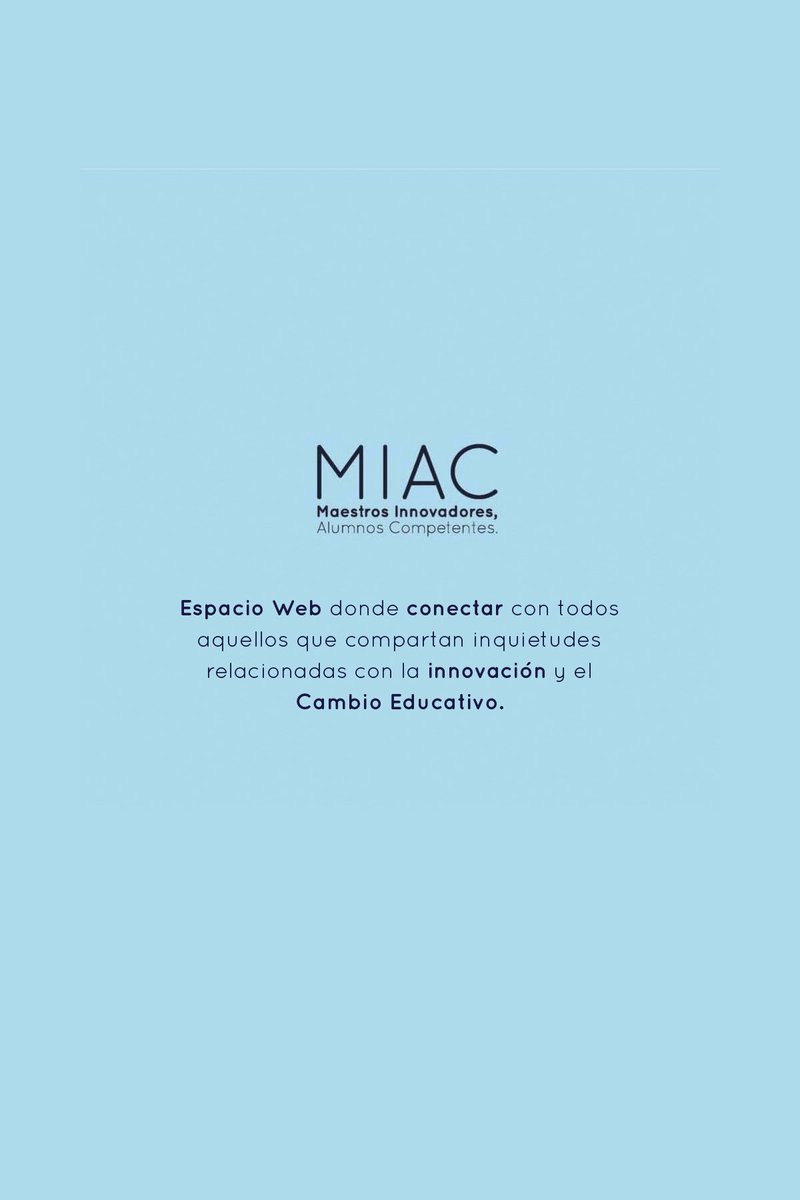 MIACeduca's tweet photo. ¿Quieres conocer los proyectos educativos más innovadores?

✅ Ya puedes suscribirte a nuestras NOTICIAS en 👉 https://t.co/j3b2ngzNRp https://t.co/HIdGMac40c