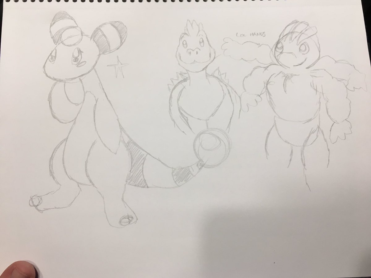 Marriland's tweet photo. Had to speed-draw like my entire team for the #WonderDeck #Sleeplocke! Here they are lol (used only their sprites as references) https://t.co/TdaDwYnyAv