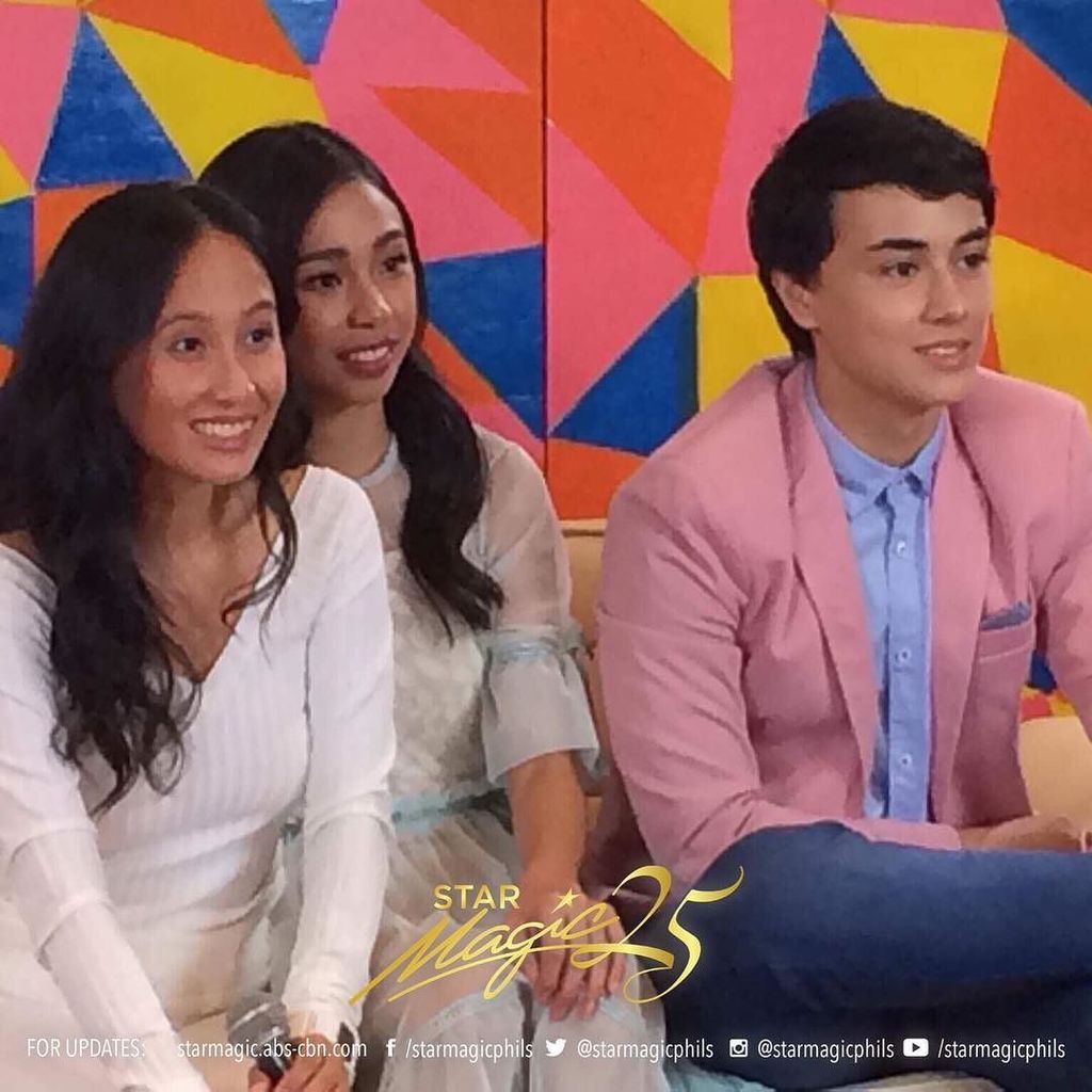 starmagicphils's tweet photo. Maymay, Edward and Direk Giselle during the #LovingInTandemGrandPresscon https://t.co/hDZQFTixlr https://t.co/kvicdunhRC