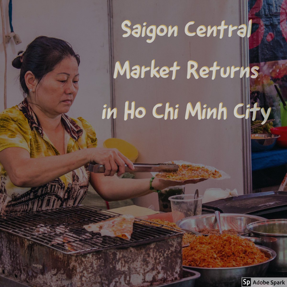 RachelLucus's tweet photo. To celebrate #VietnamNationalDay @HoChiMinhCityRR held the annual Saigon Central Market. For more, visit https://t.co/8m88xPRj53 https://t.co/55U3lWo6b5